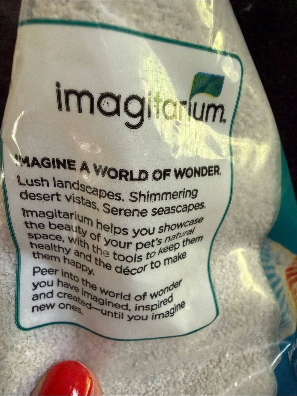 imagitarium White Sand Aquatic Aquarium Substrate